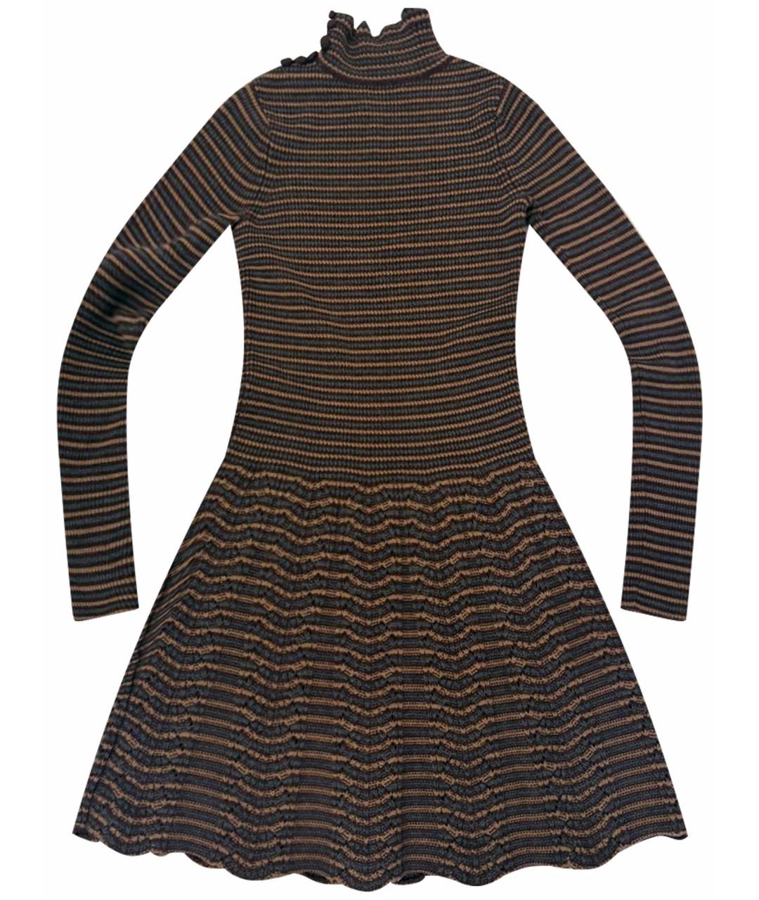 SEE BY CHLOE Мульти шерстяное повседневное платье, фото 1