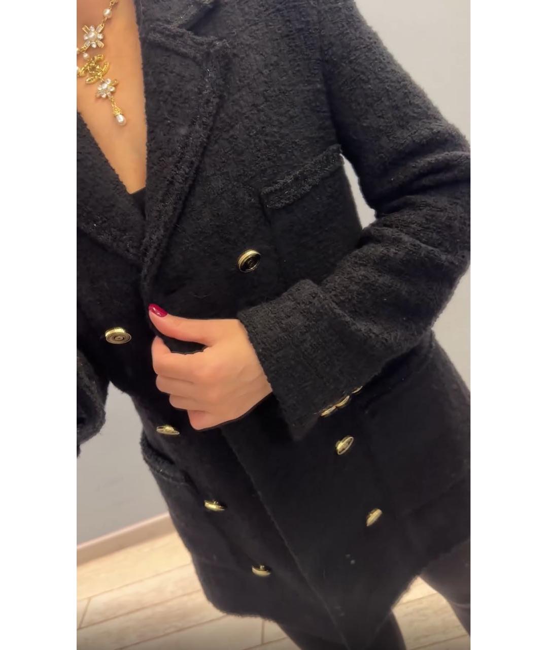 12 STOREEZ Черный шерстяной жакет/пиджак, фото 8