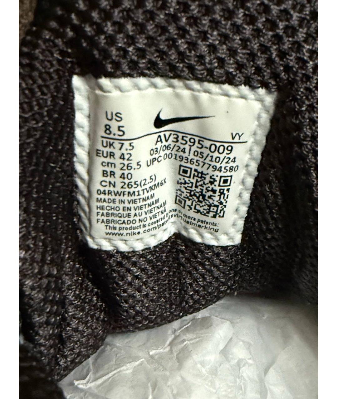 NIKE Мульти текстильные высокие кроссовки / кеды, фото 4