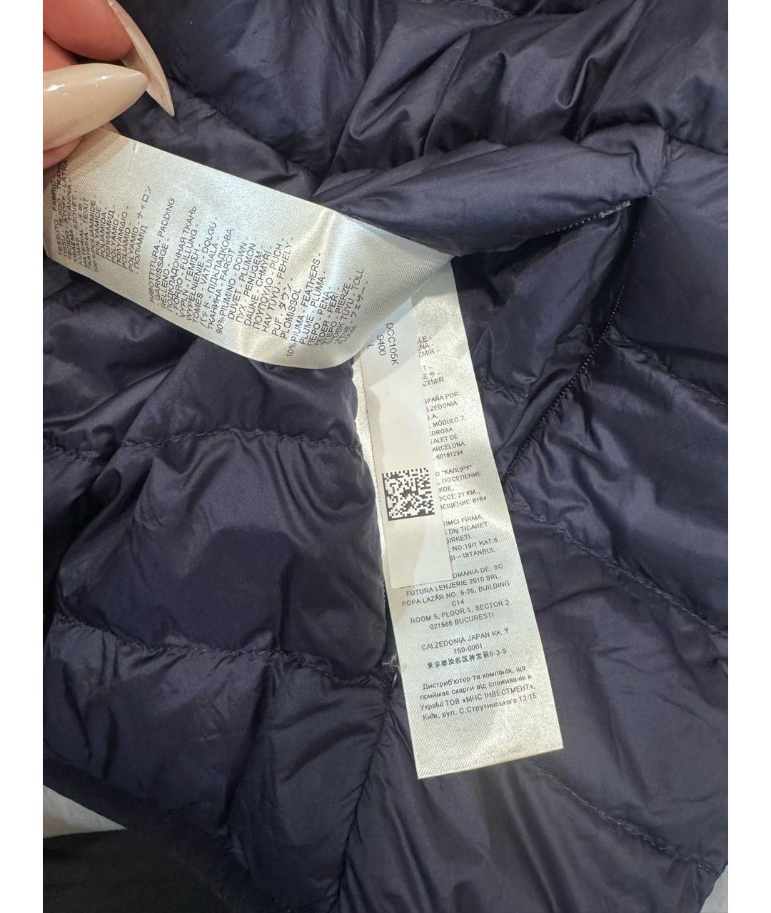 FALCONERI Темно-синий полиамидовый жилет, фото 5