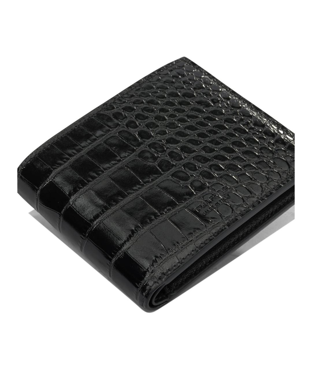 TOM FORD Черный кожаный кошелек, фото 4