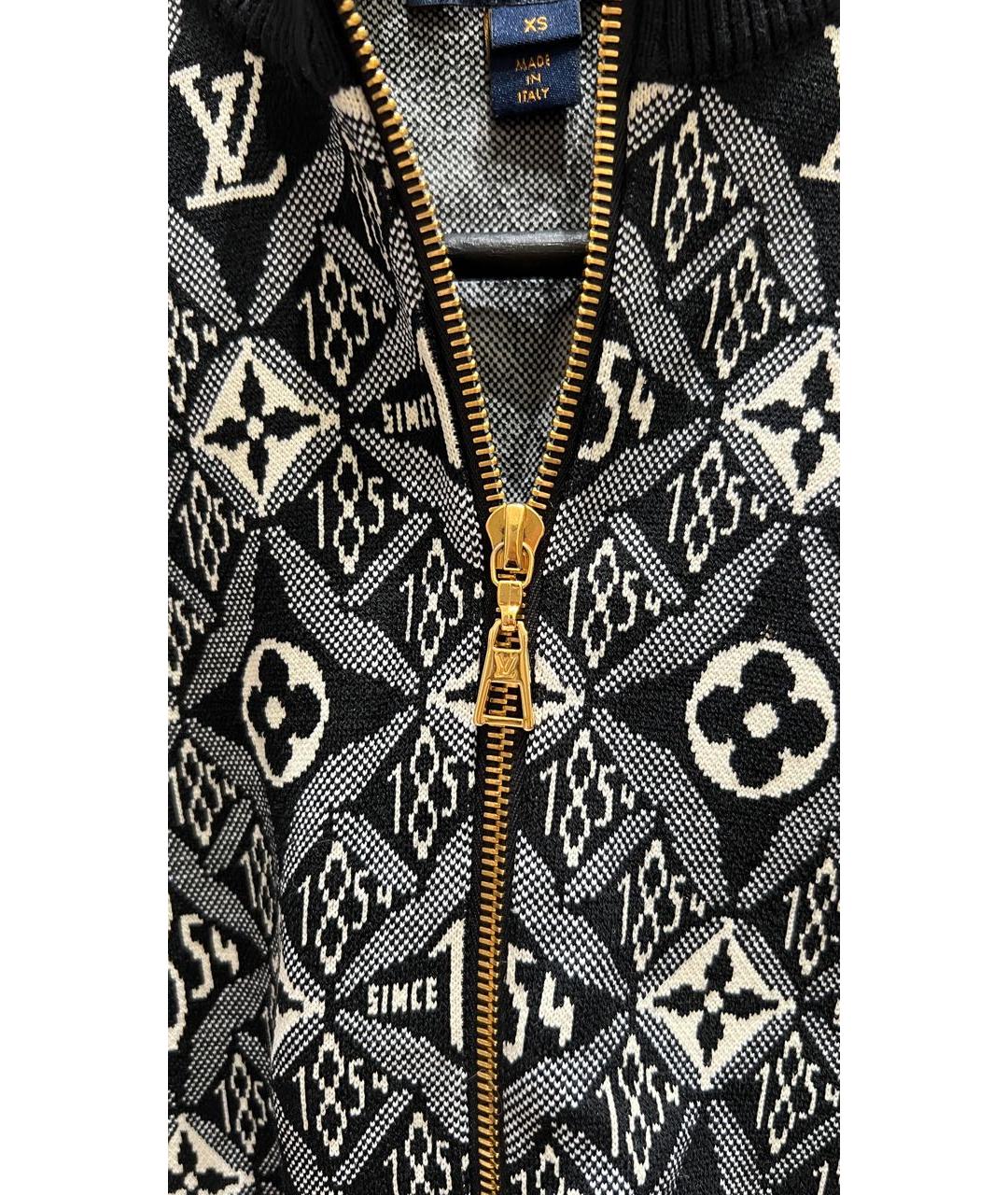 LOUIS VUITTON Черный кардиган, фото 4