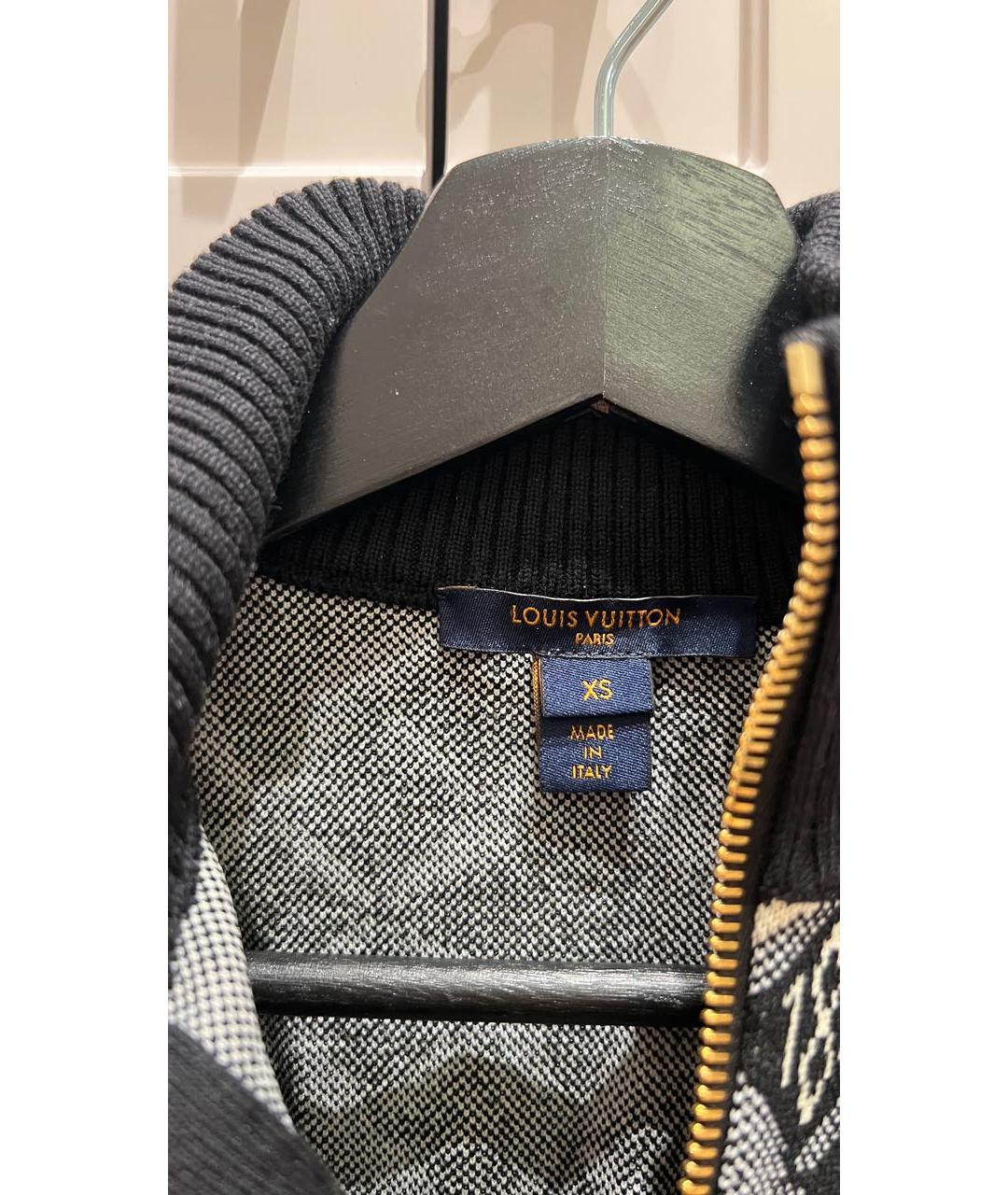 LOUIS VUITTON Черный кардиган, фото 3