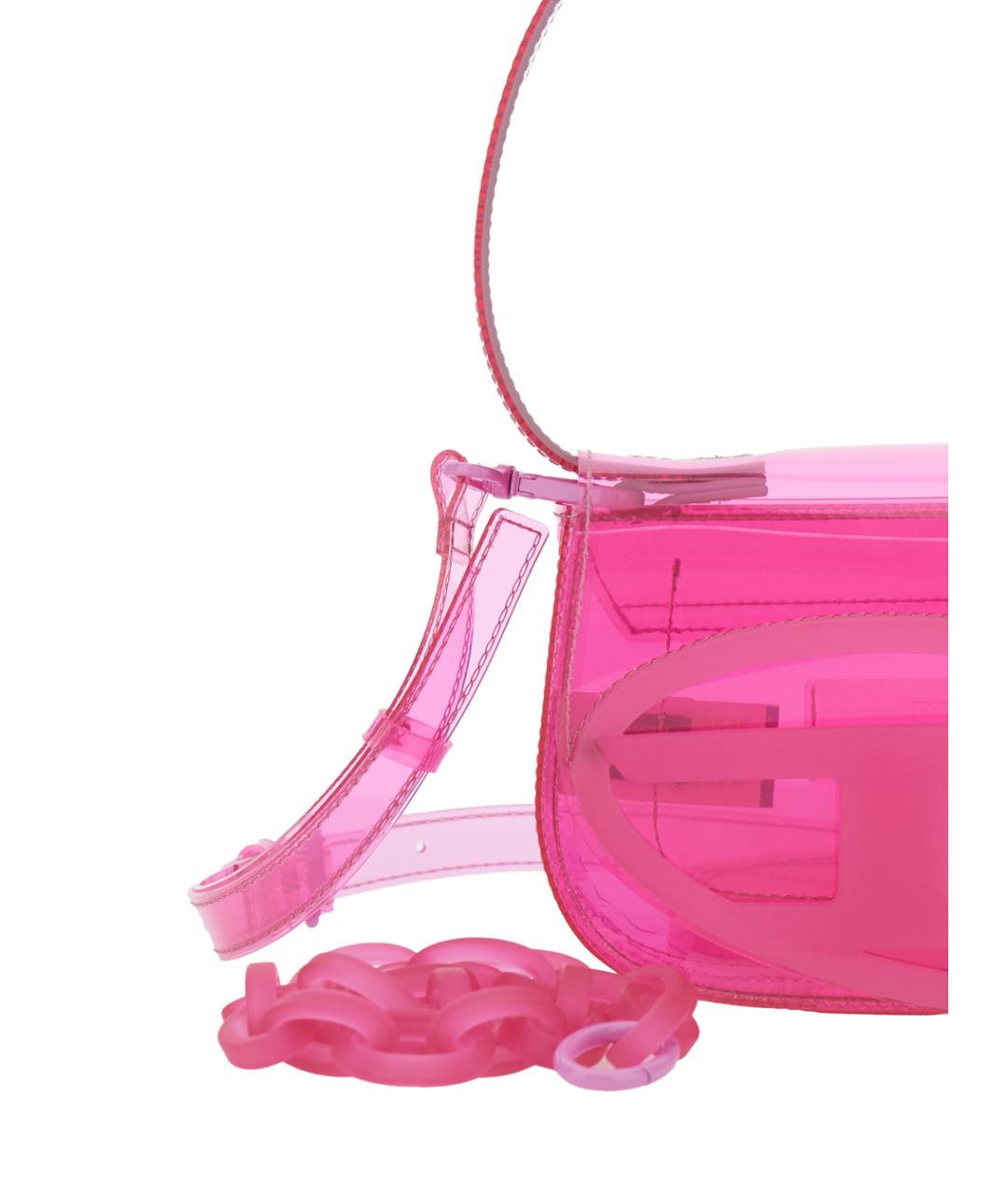 DIESEL Розовая сумка через плечо, фото 3