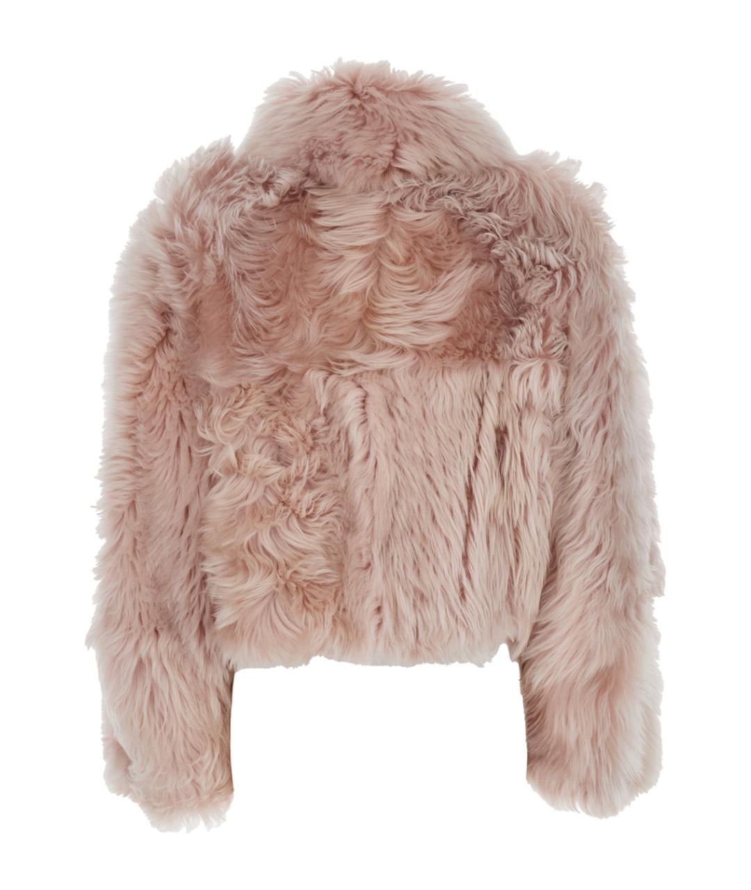 BLANCHA Розовая меховая шуба, фото 2