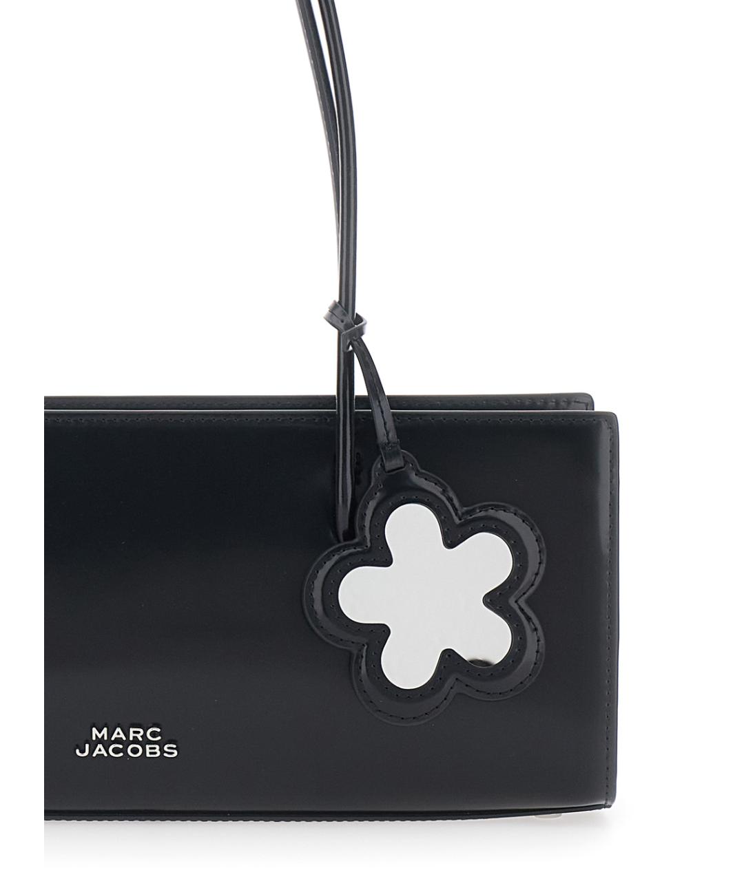 MARC JACOBS Черная кожаная сумка тоут, фото 3