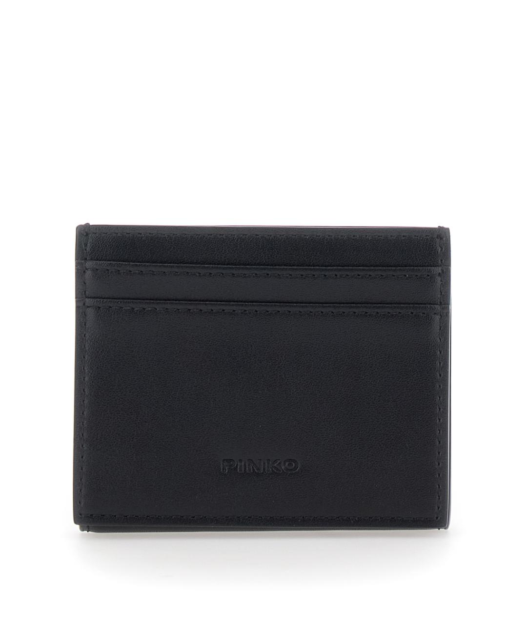 PINKO Черный кожаный кошелек, фото 2