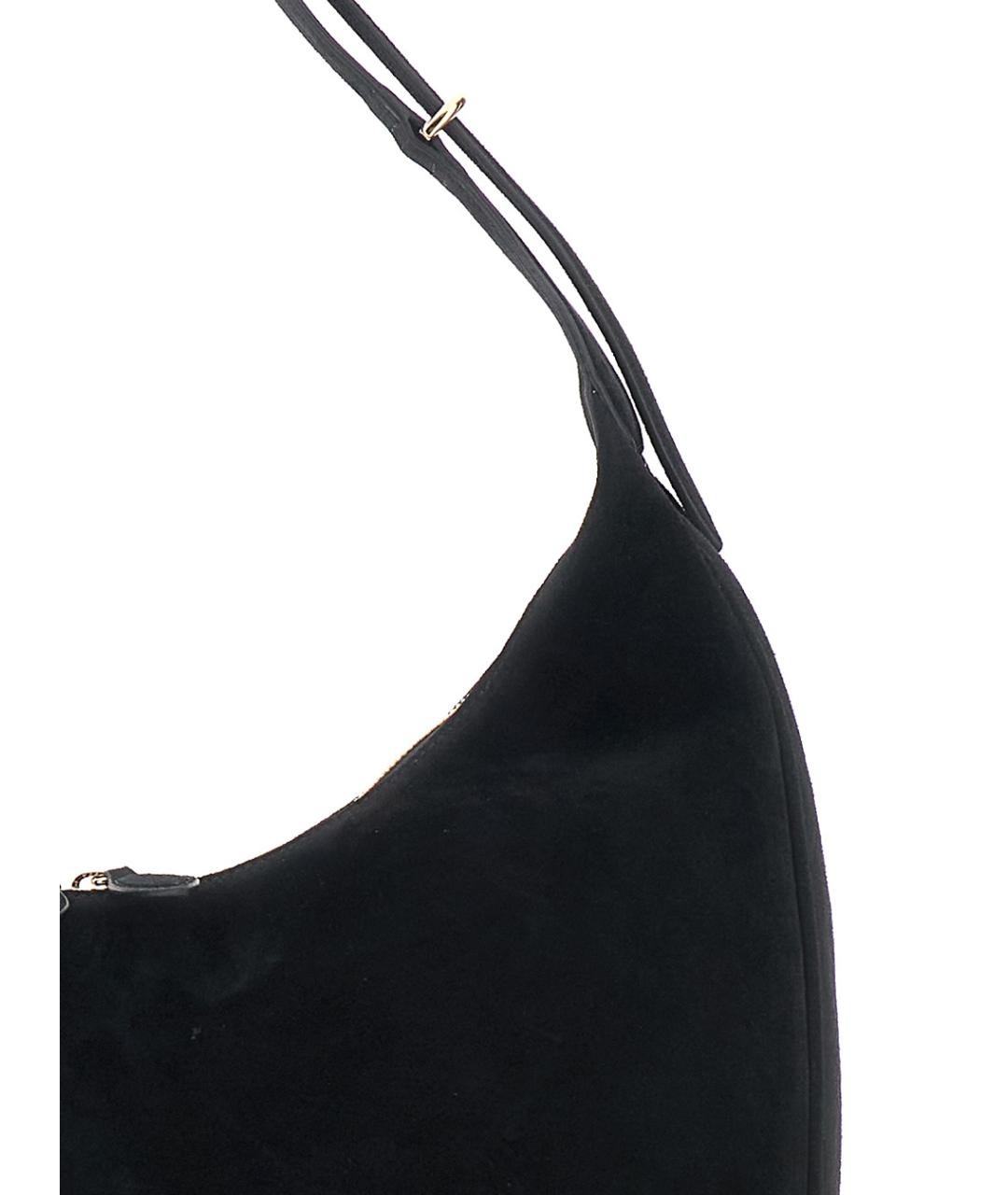 LIFFNER Черная замшевая сумка через плечо, фото 3