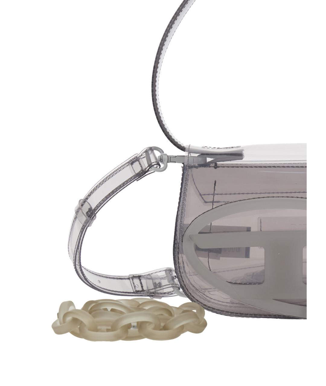 DIESEL Серая сумка через плечо, фото 3