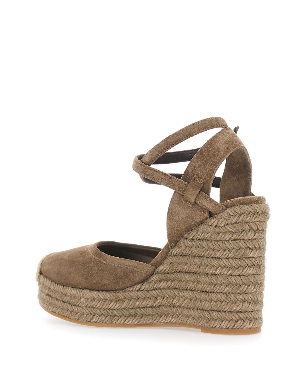 BRUNELLO CUCINELLI Коричневые замшевые туфли, фото 3