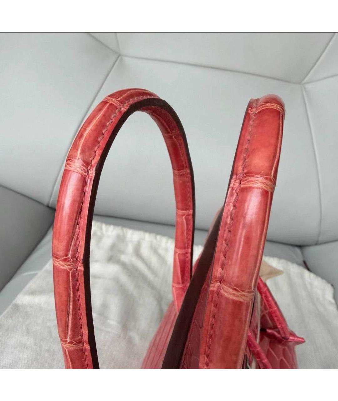 HERMES Кожаная сумка с короткими ручками, фото 5