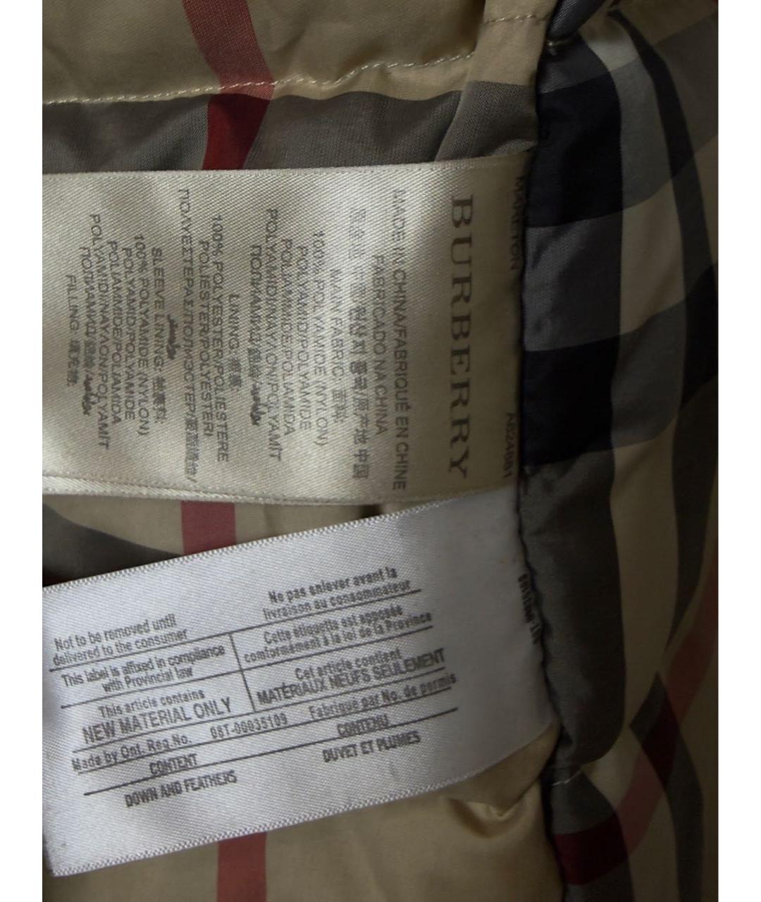 BURBERRY Зеленая меховая парка, фото 5