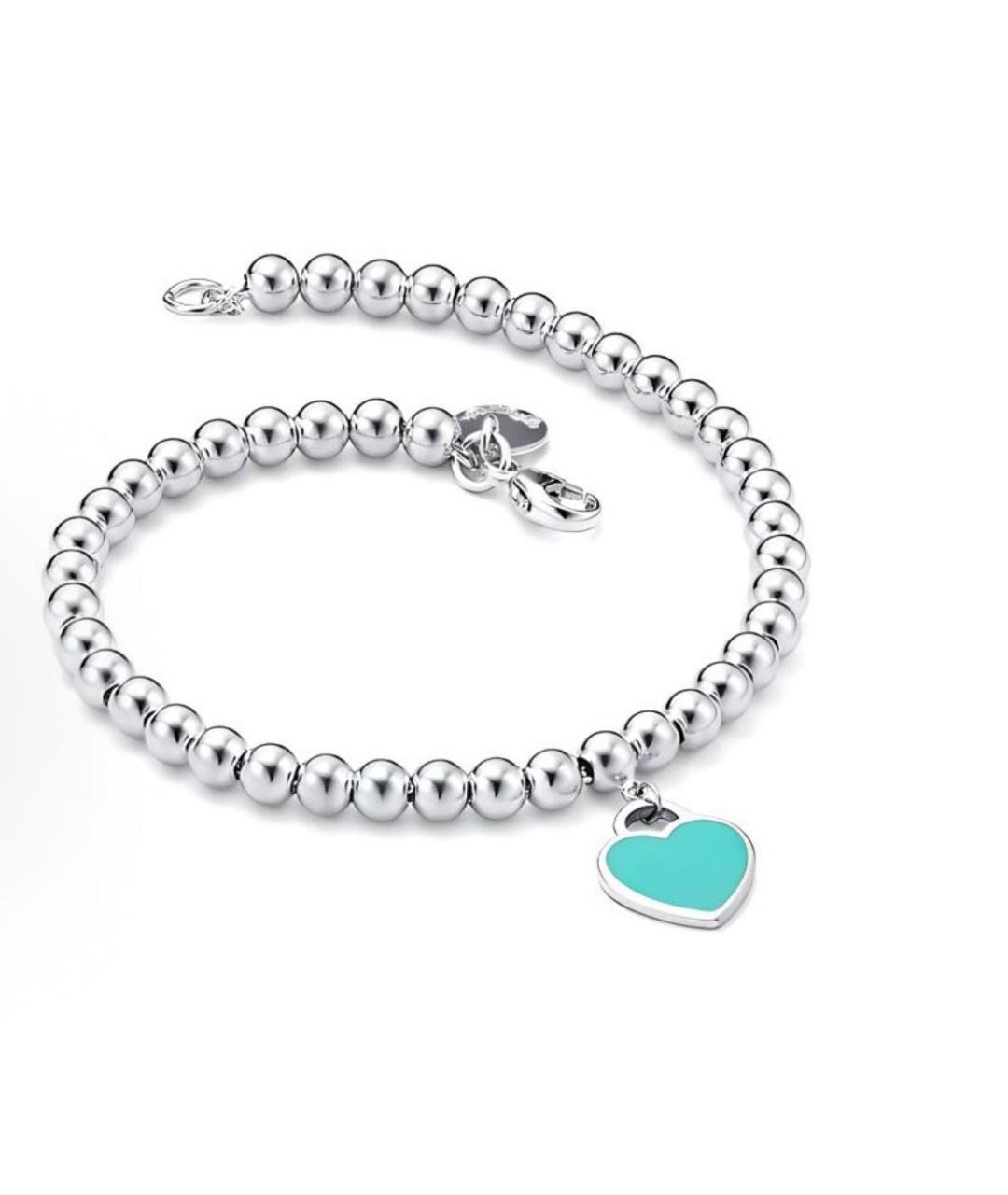 TIFFANY&CO Бирюзовый серебряный браслет, фото 2