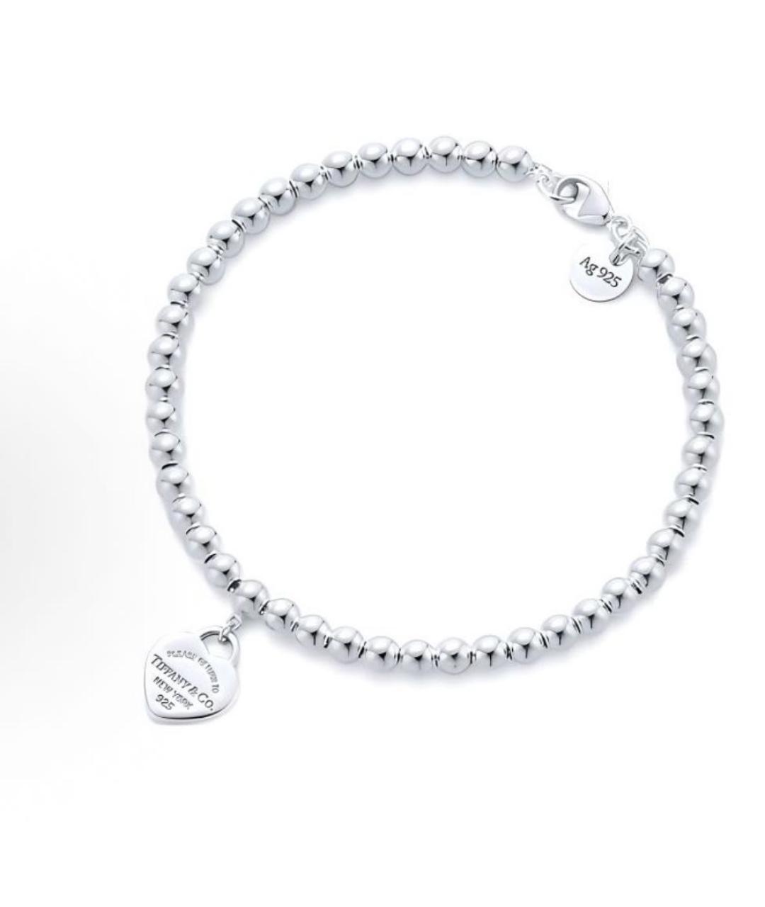 TIFFANY&CO Бирюзовый серебряный браслет, фото 3