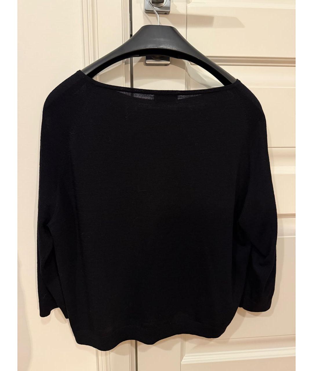 DRIES VAN NOTEN Черный шерстяной джемпер / свитер, фото 2