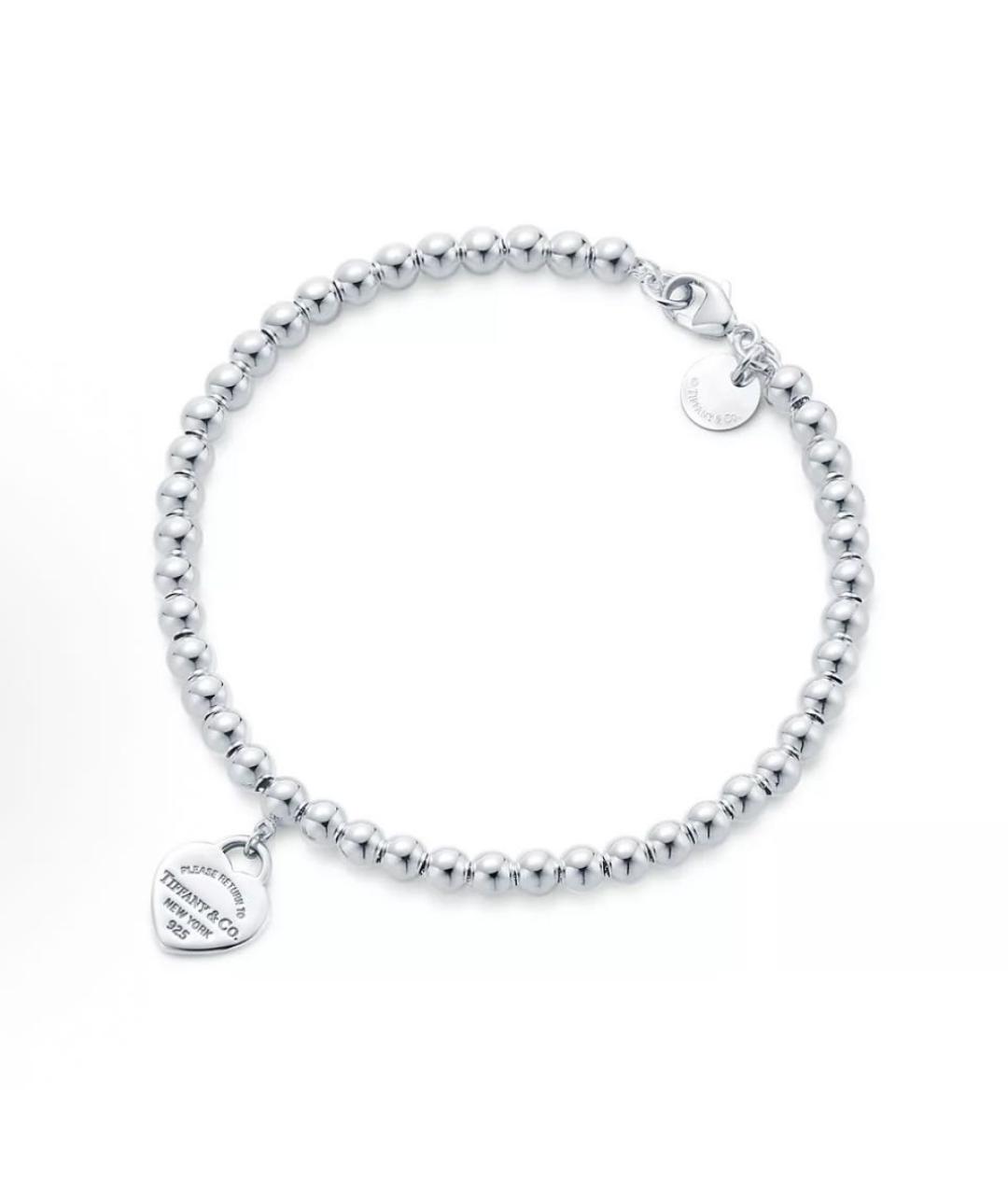 TIFFANY&CO Розовый серебряный браслет, фото 3