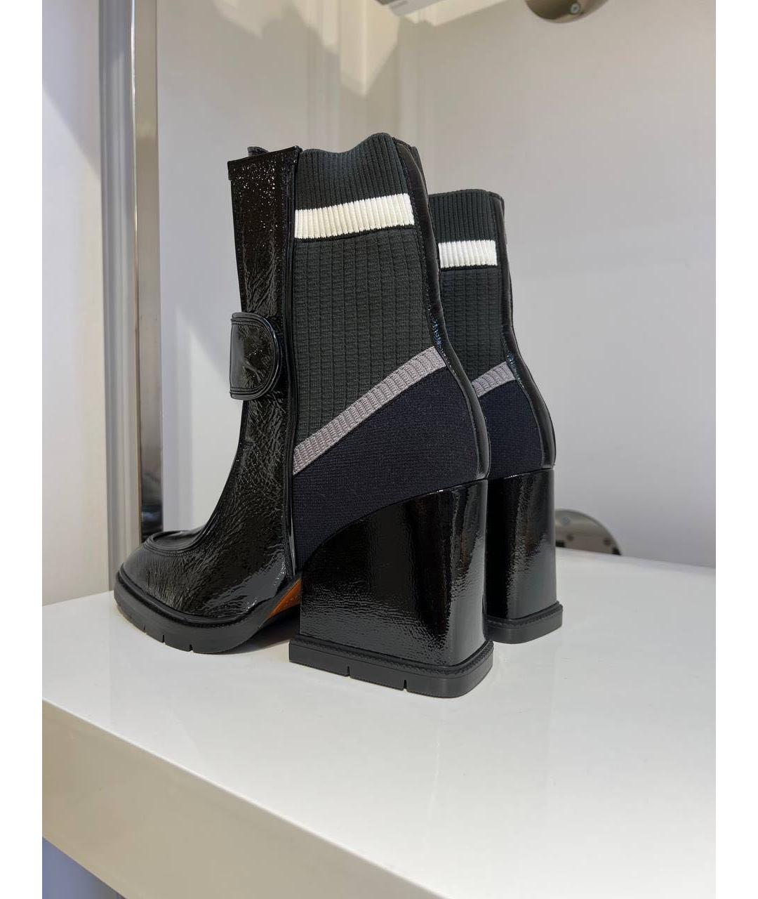 SANTONI Черные ботинки, фото 3