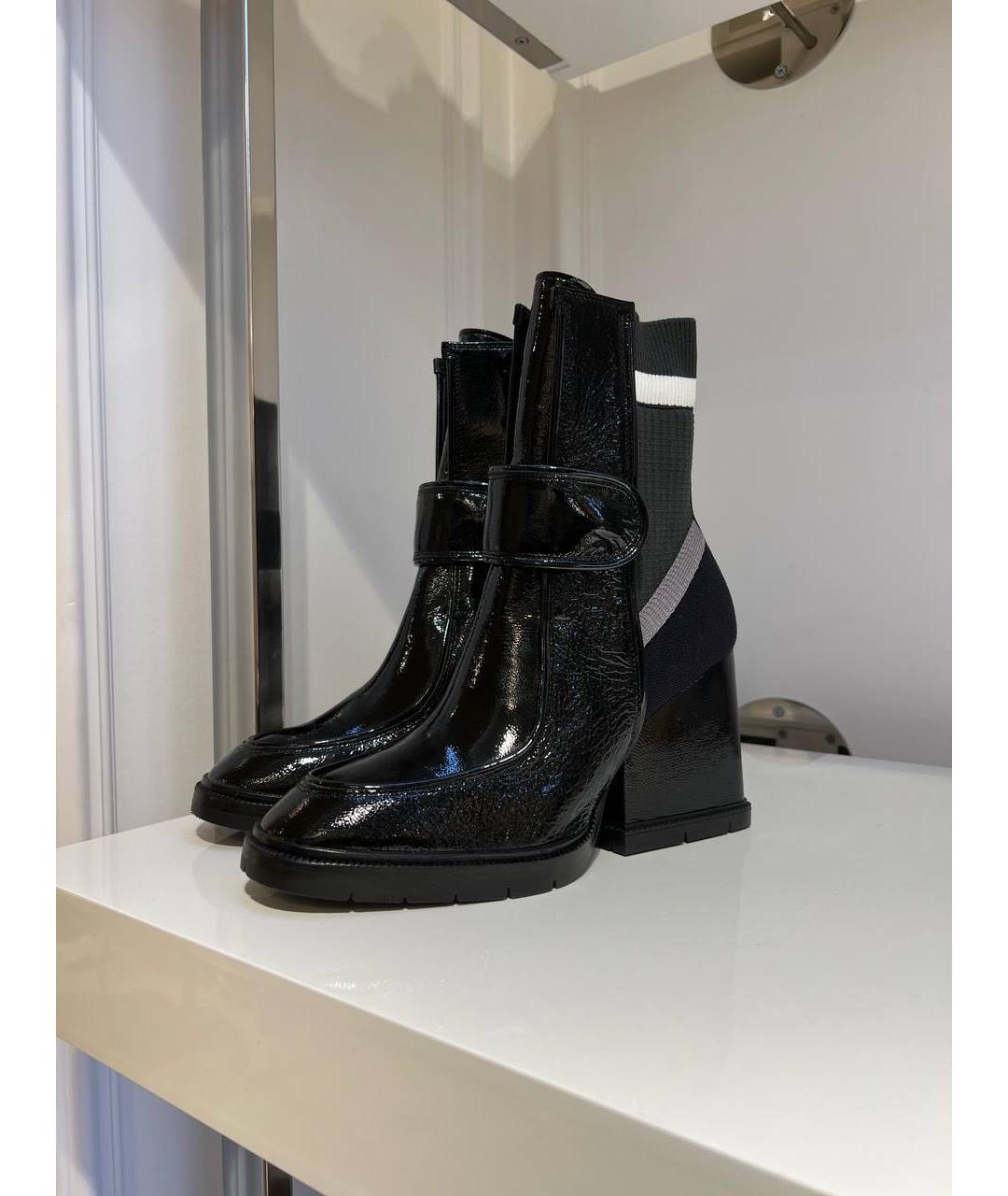 SANTONI Черные ботинки, фото 4