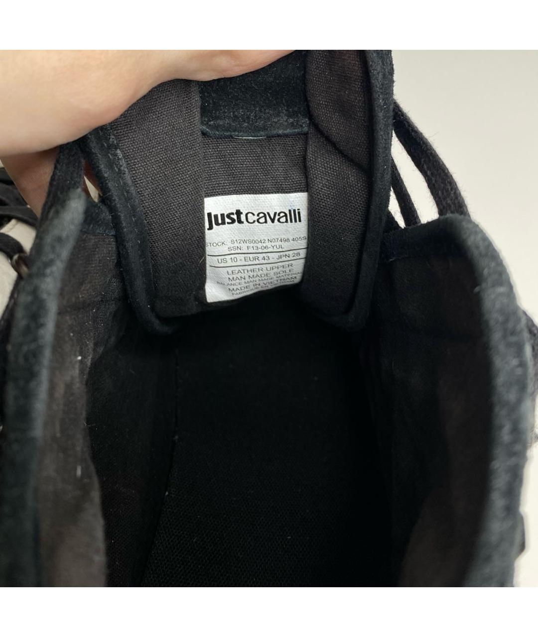 JUST CAVALLI Мульти замшевые высокие кроссовки / кеды, фото 7