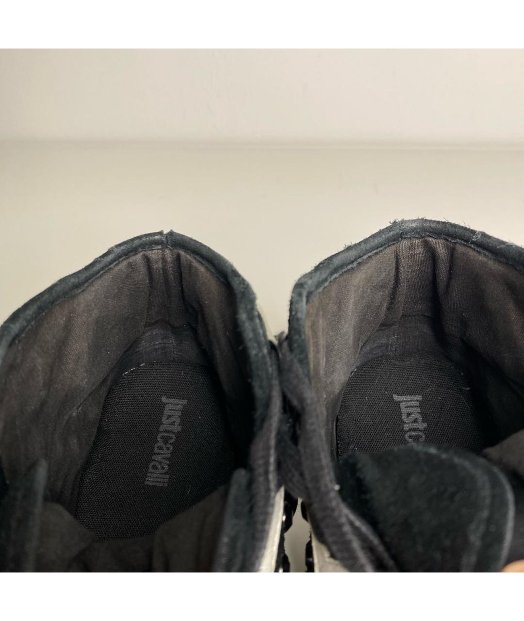 JUST CAVALLI Мульти замшевые высокие кроссовки / кеды, фото 6