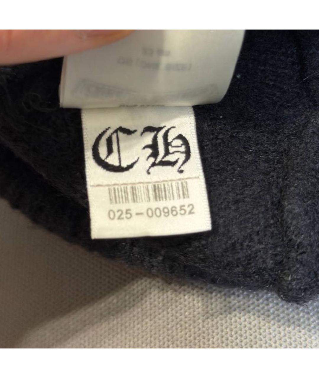 CHROME HEARTS Черная шерстяная шапка, фото 6