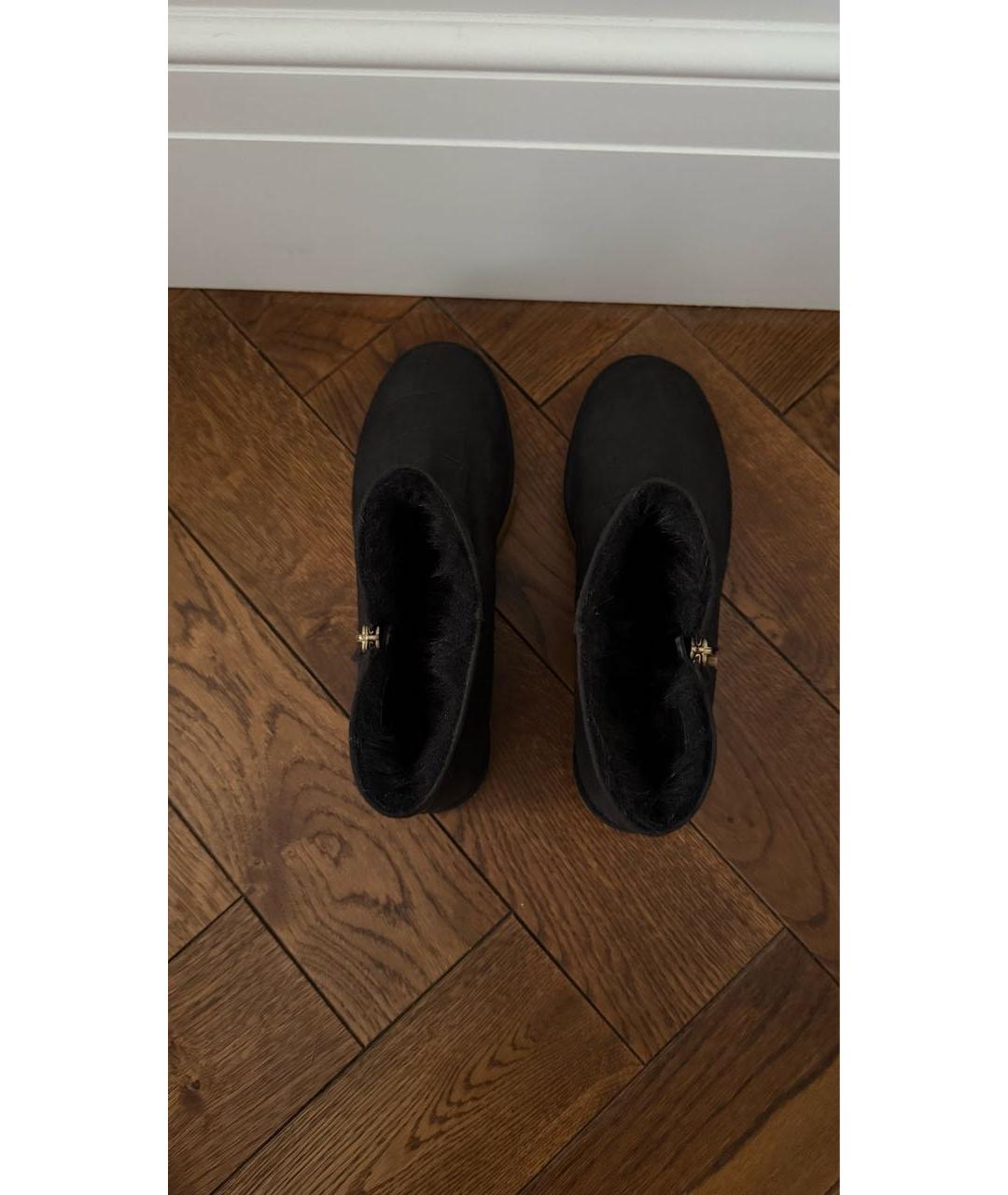 STELLA MCCARTNEY Черные замшевые ботинки, фото 3