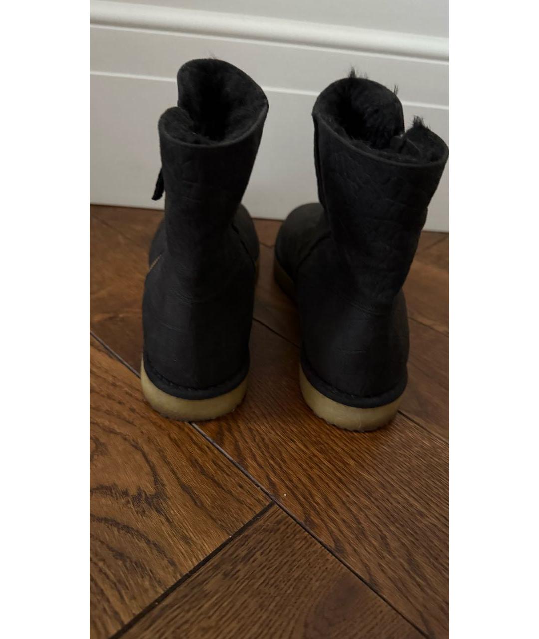 STELLA MCCARTNEY Черные замшевые ботинки, фото 4