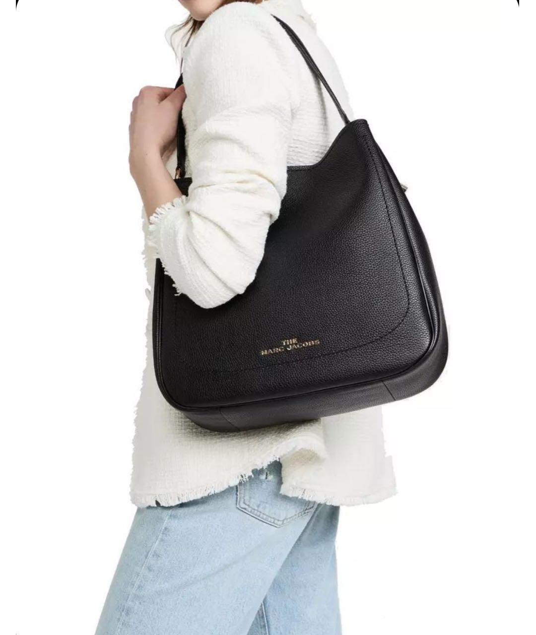 MARC JACOBS Черная кожаная сумка через плечо, фото 6