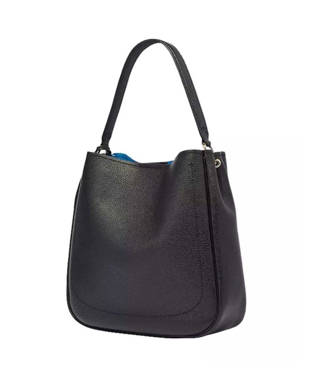 MARC JACOBS Черная кожаная сумка через плечо, фото 2