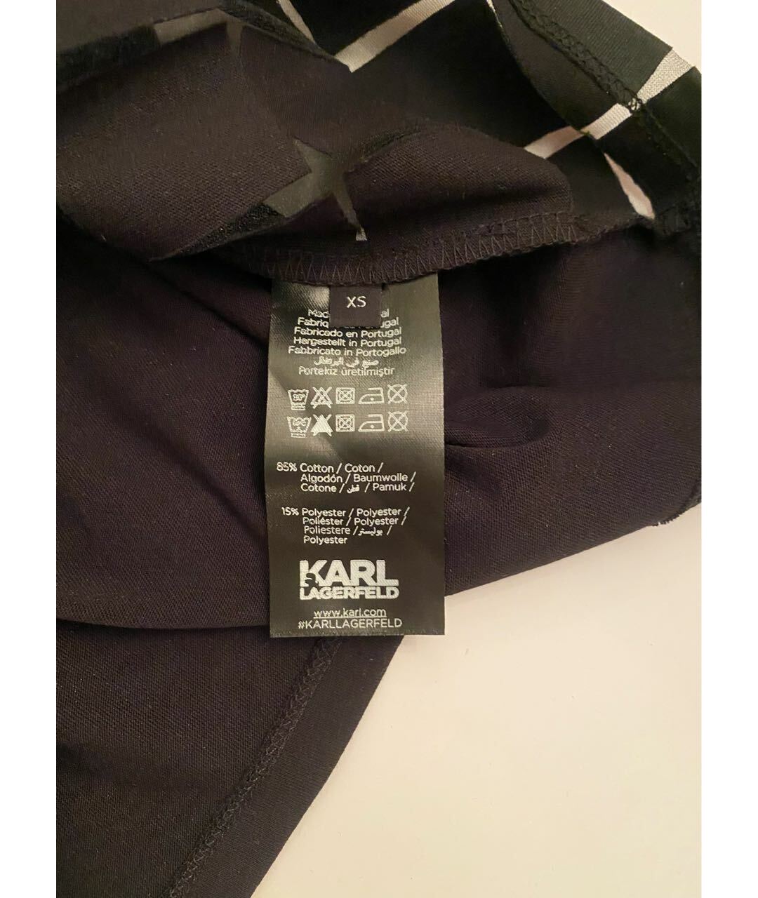 KARL LAGERFELD Черная футболка, фото 4