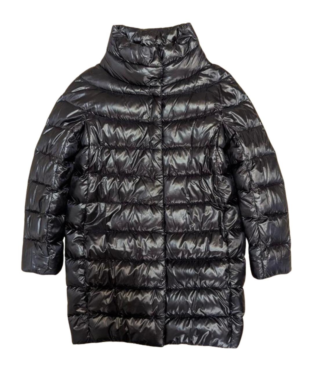 HERNO Черный полиэстеровый пуховик, фото 1