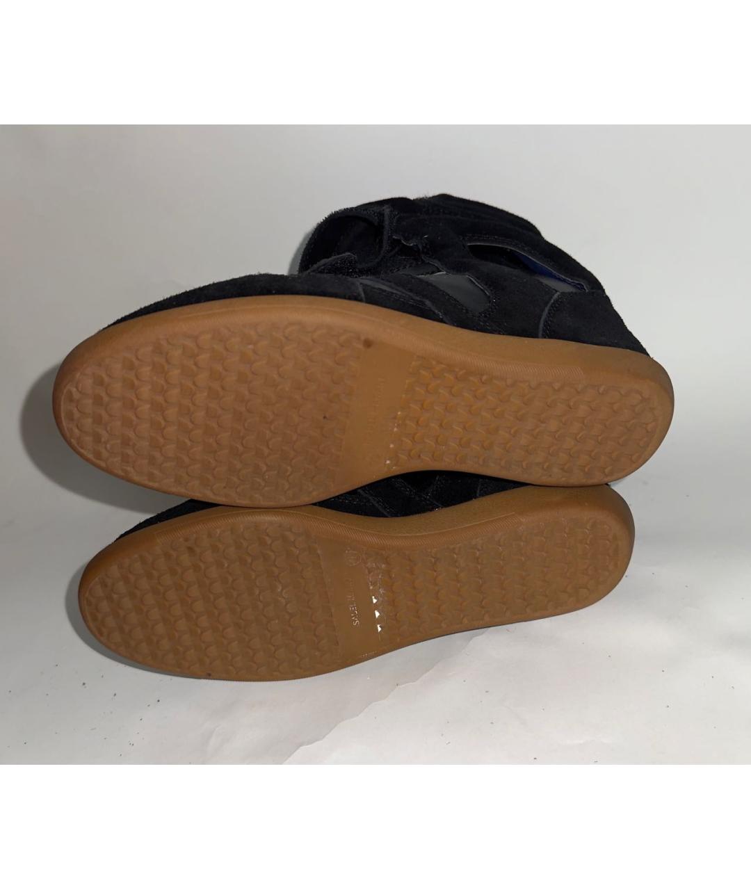 ISABEL MARANT Черные кожаные кроссовки, фото 5