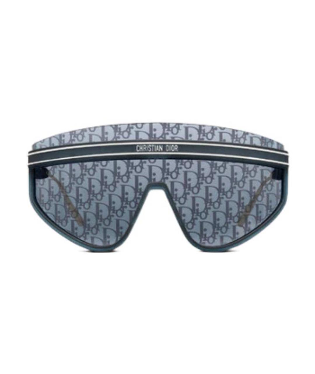 CHRISTIAN DIOR Темно-синие пластиковые солнцезащитные очки, фото 2