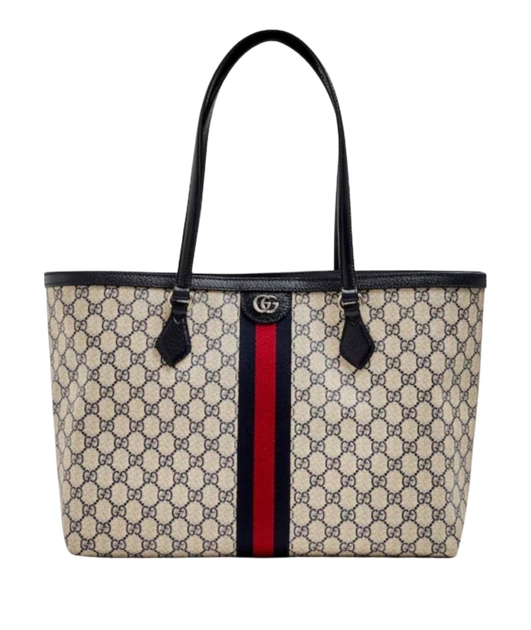 GUCCI Мульти кожаная сумка с короткими ручками, фото 1