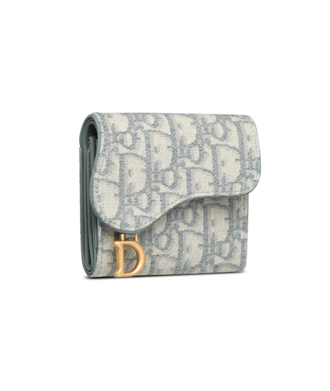 CHRISTIAN DIOR Серый кошелек, фото 2