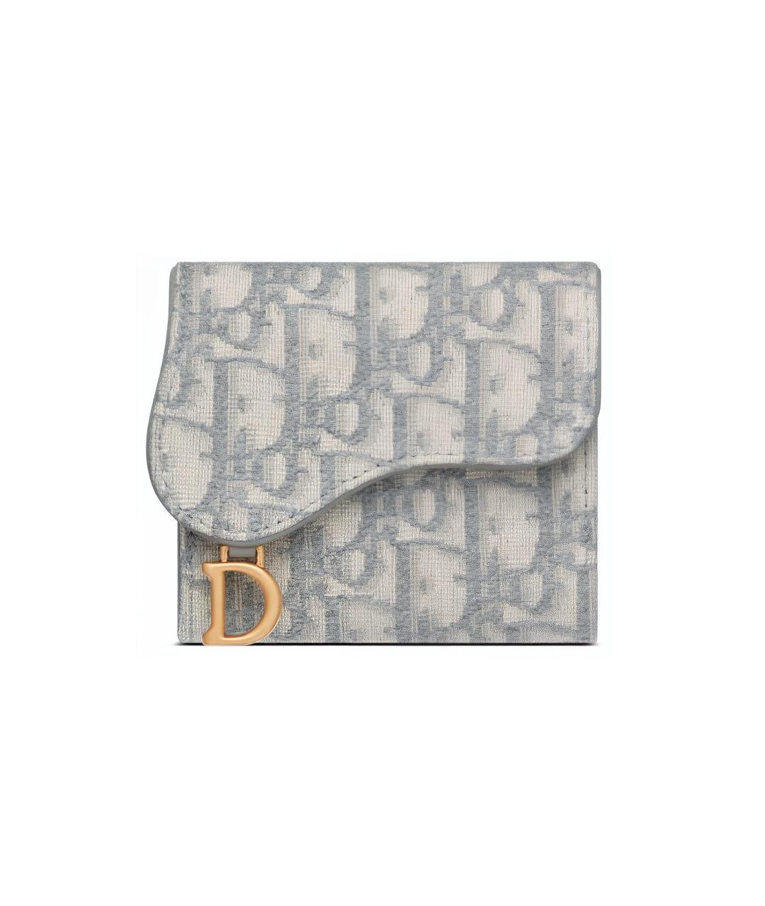 CHRISTIAN DIOR Серый кошелек, фото 1