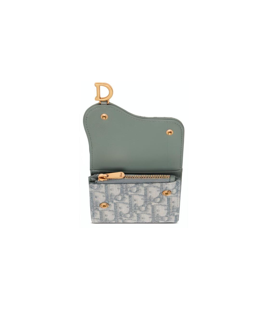 CHRISTIAN DIOR Серый кошелек, фото 4