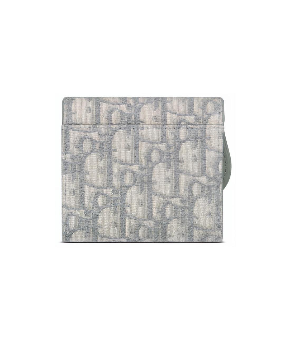 CHRISTIAN DIOR Серый кошелек, фото 3