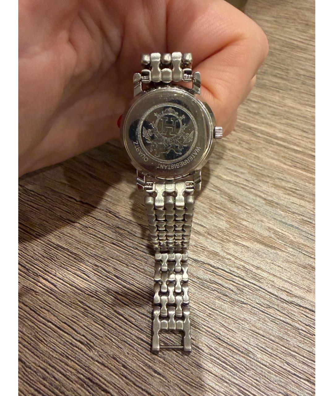HERMES Серебряные часы, фото 4