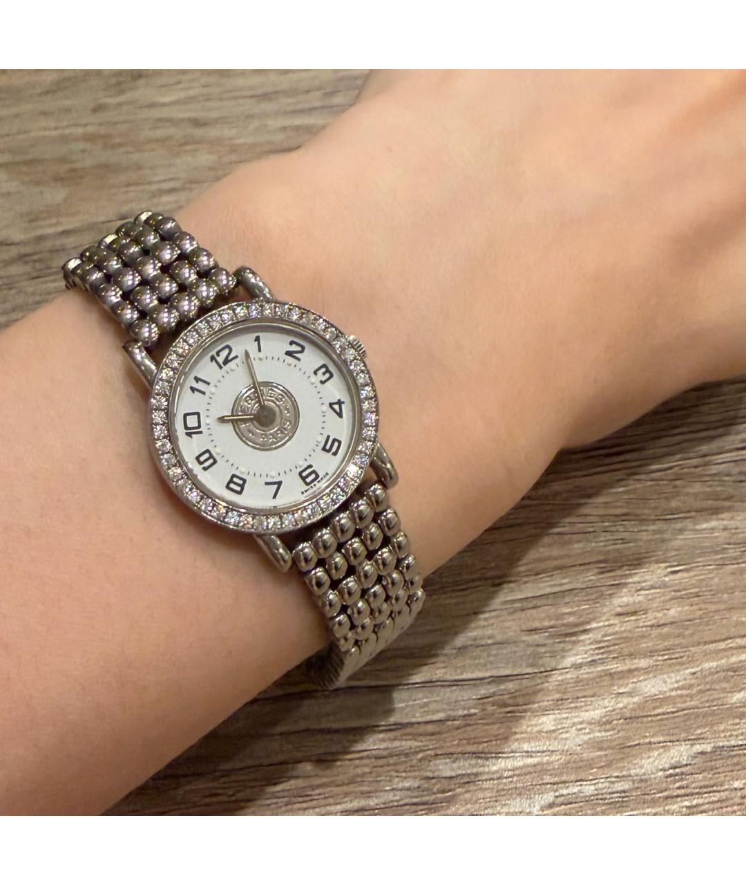 HERMES Серебряные часы, фото 3