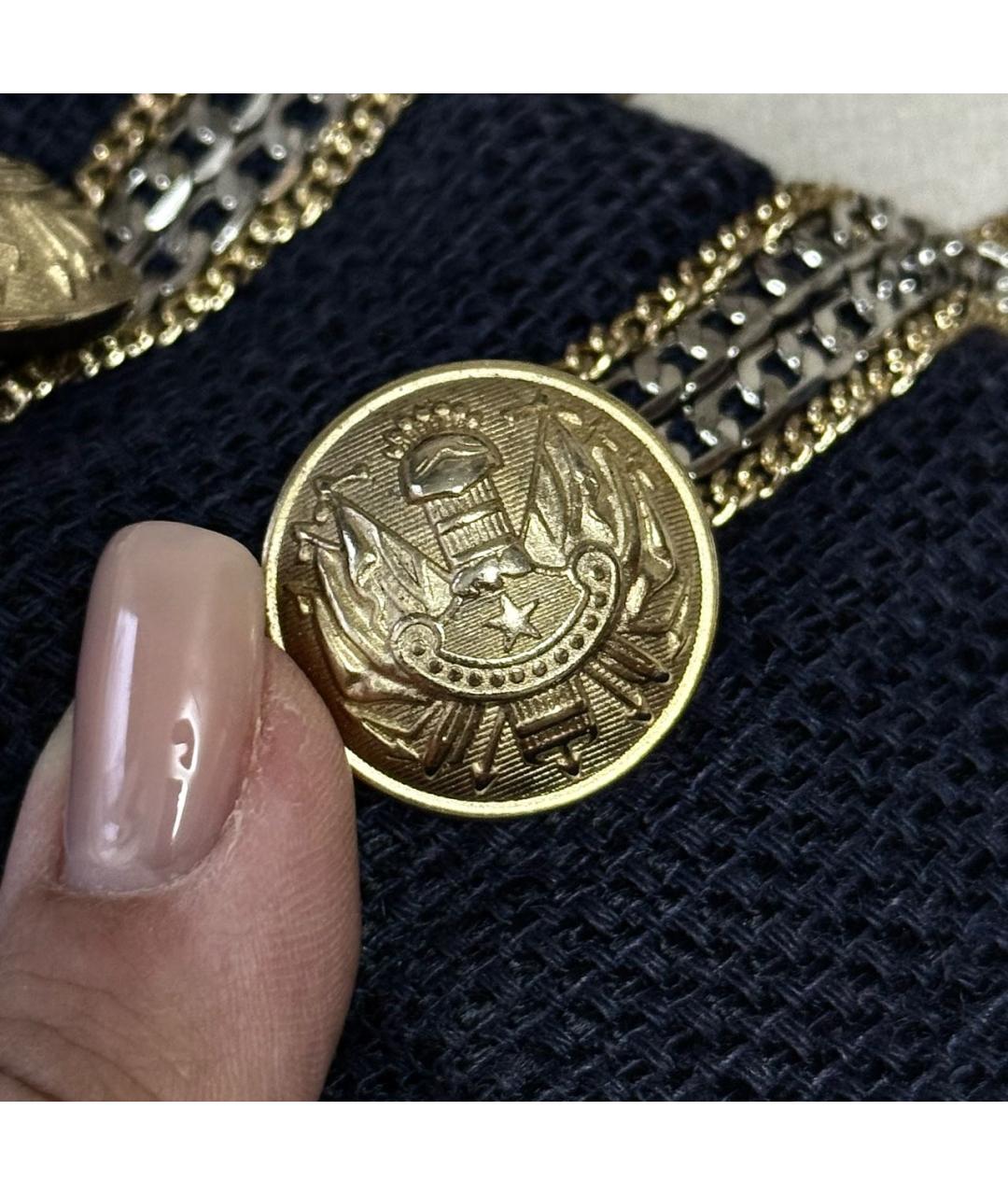 PIERRE BALMAIN Темно-синий хлопковый жакет/пиджак, фото 6