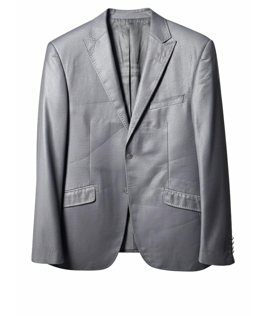 THIERRY MUGLER VINTAGE Серый шерстяной пиджак, фото 1