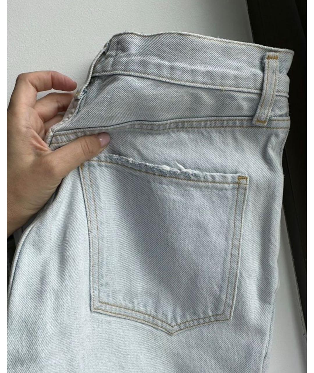 AGOLDE Голубые хлопковые джинсы слим, фото 4