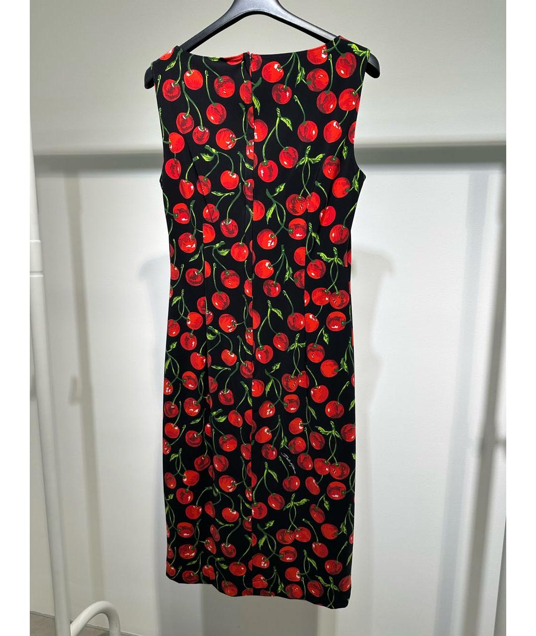 DOLCE&GABBANA Черное полиамидовое повседневное платье, фото 2