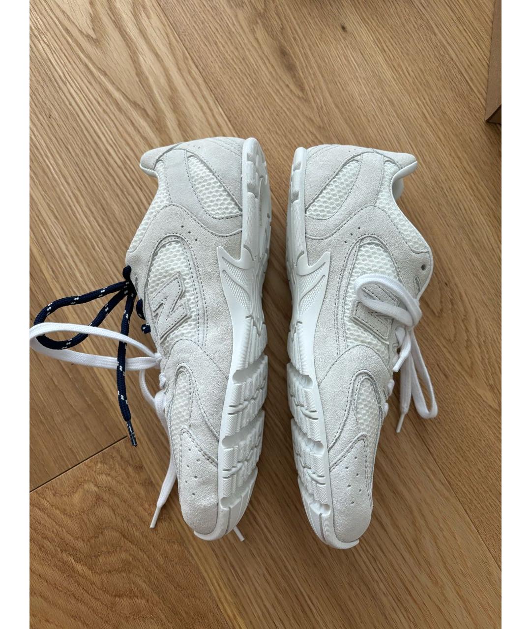 MIU MIU Белые замшевые кеды, фото 3