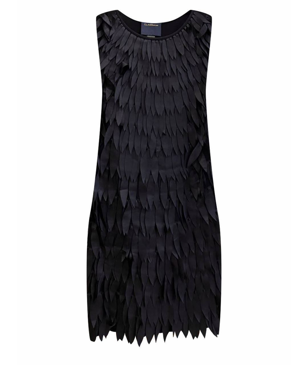 CAVALLI CLASS Черное вискозное повседневное платье, фото 1