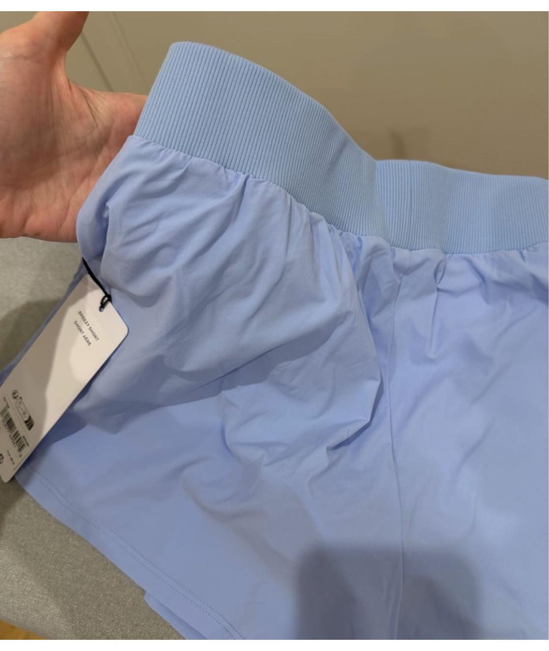 ALO YOGA Голубые спортивные брюки и шорты, фото 8