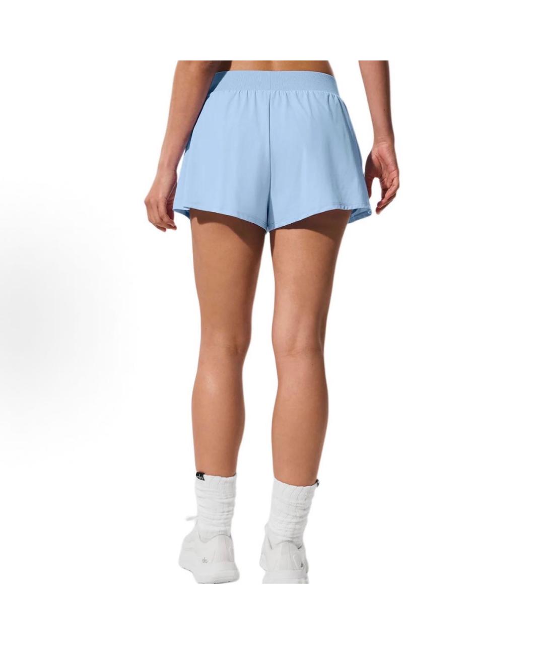 ALO YOGA Голубые спортивные брюки и шорты, фото 3