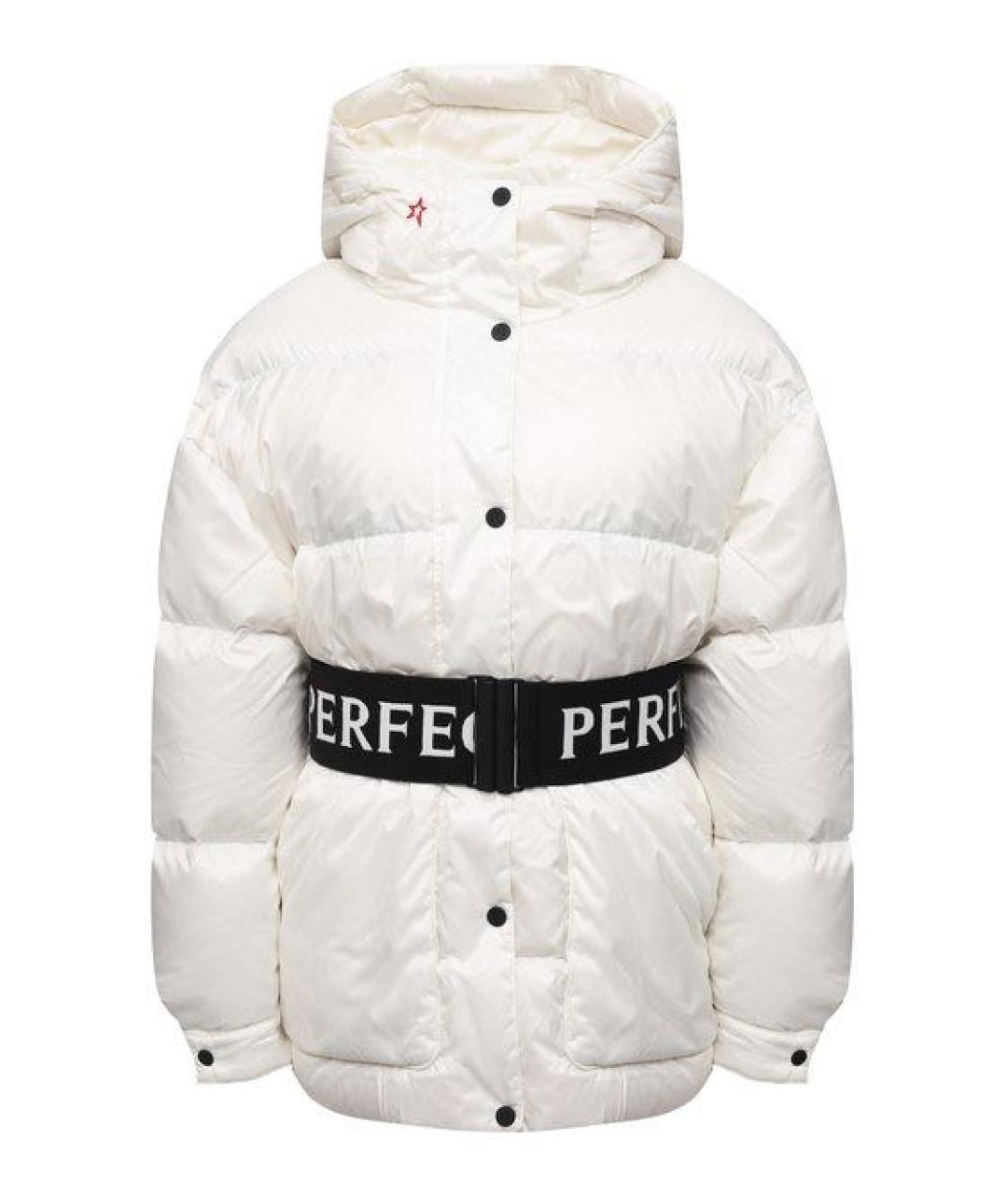 PERFECT MOMENT Белый полиэстеровый пуховик, фото 1