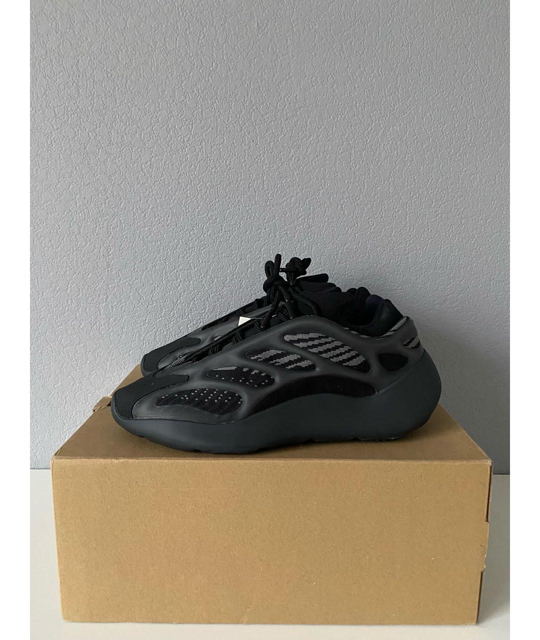 ADIDAS YEEZY Черные текстильные кроссовки, фото 3